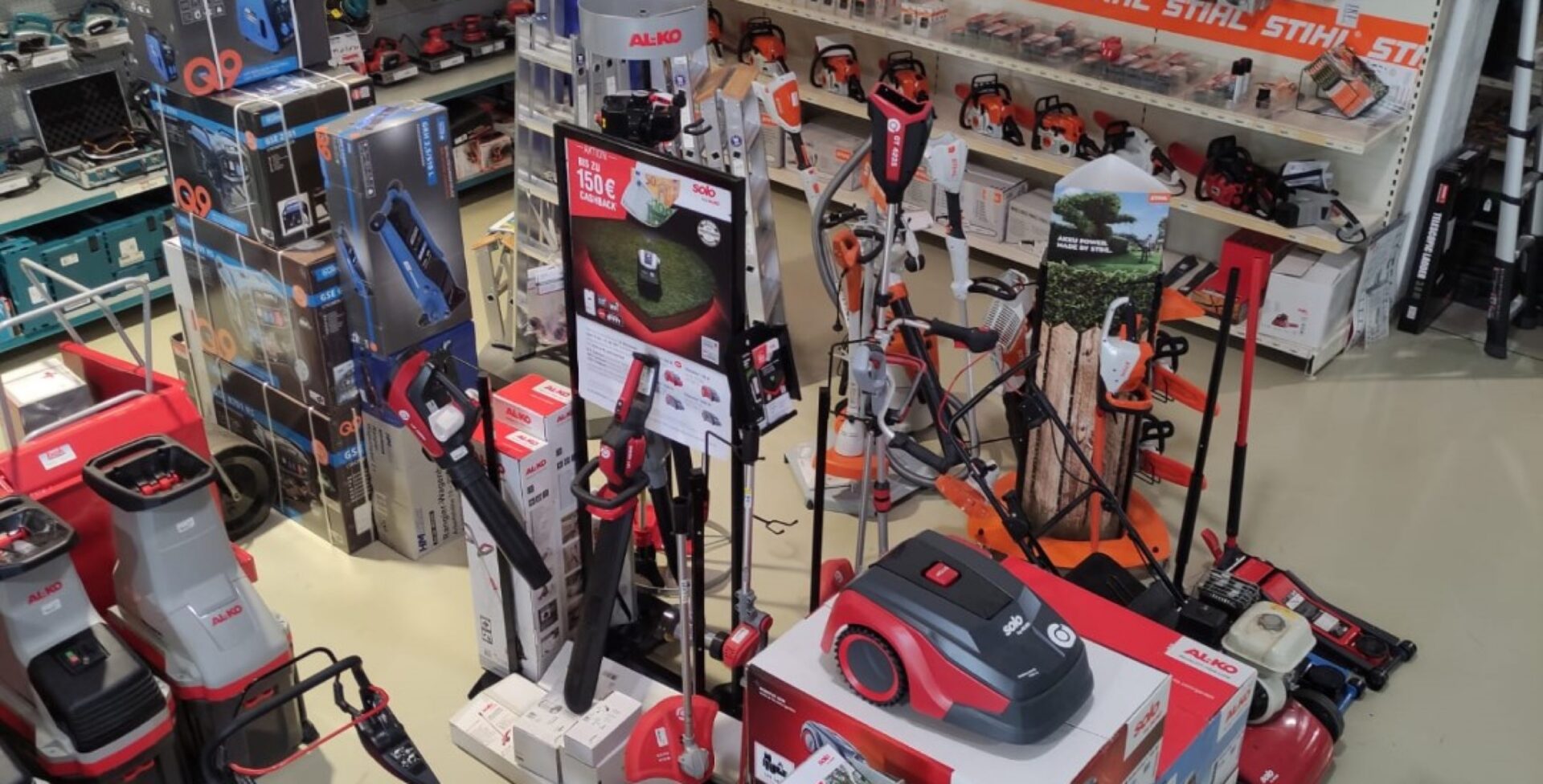 Gartentechnik im Fachmarkt Altshausen